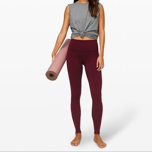 Lululemon wunder under leggings size 2
